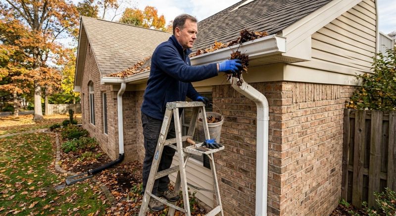 Downspout Blockage Removal in Rochester, NY