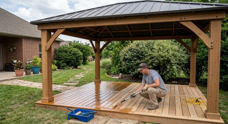 Pergola Sealing in Kitsap County, WA